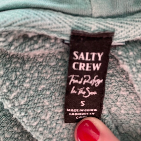 Green Salty Crew Hoodie - Picture 5 of 5